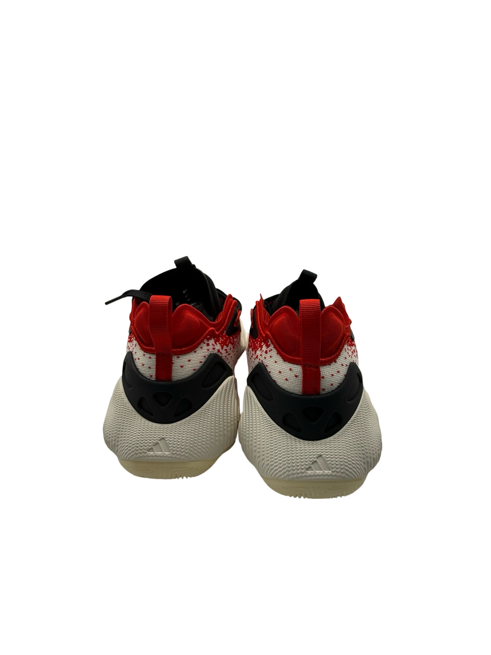 Adidas Trae Young 3 Basketball Shoes - White/Vivred/Cblack (IE7881) - Picture 8 of 11